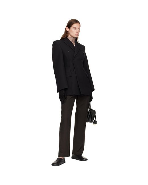 Handsome Stockholm Black Essentials Suede Gloves