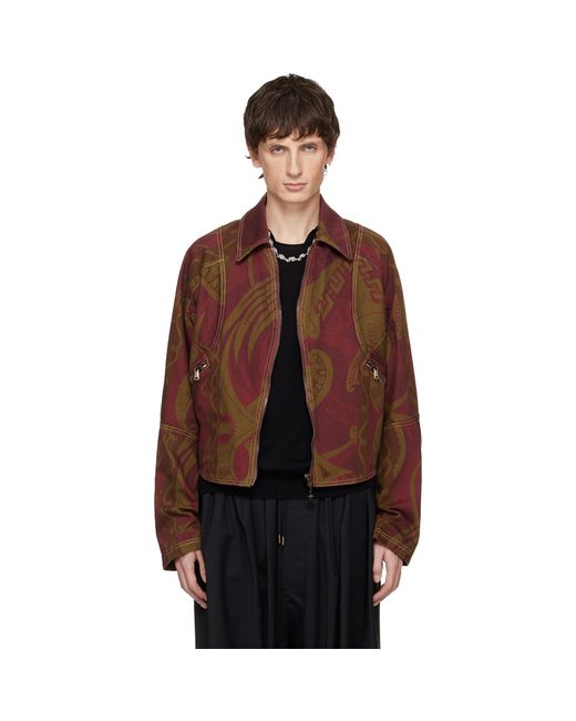 Vivienne Westwood Brown Pourpoint Denim Jacket for men
