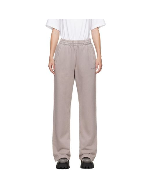 we11done Multicolor Subtle Distressed Sweatpants