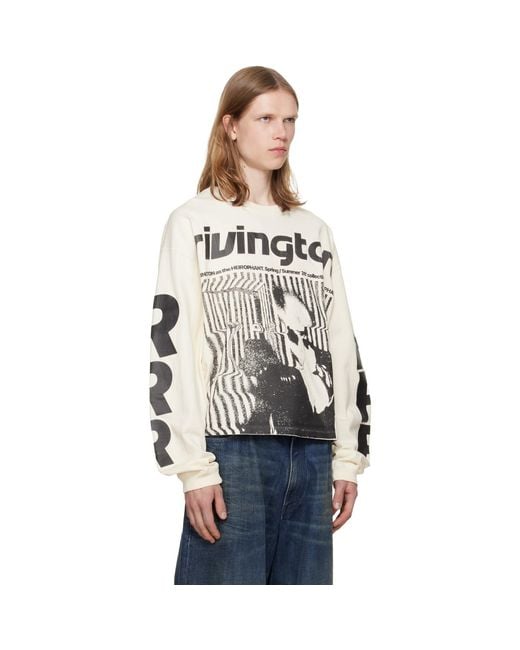 RIVINGTON roi Rebis Multicolor Off- Isness Cva Long Sleeve T-Shirt for men