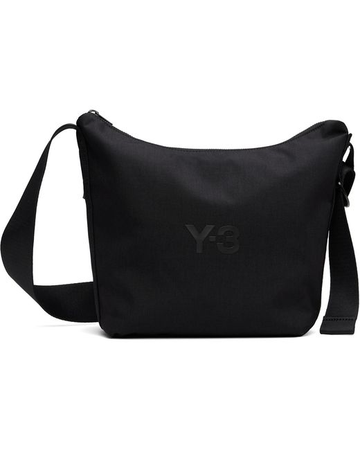 Y-3 Black Small Crossbody Bag for men