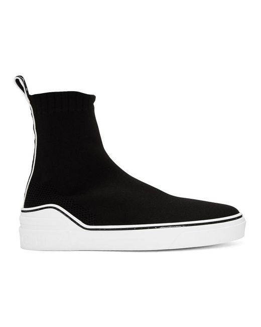 Baskets chaussettes noires et blanches George V Givenchy pour homme en  coloris Noir | Lyst