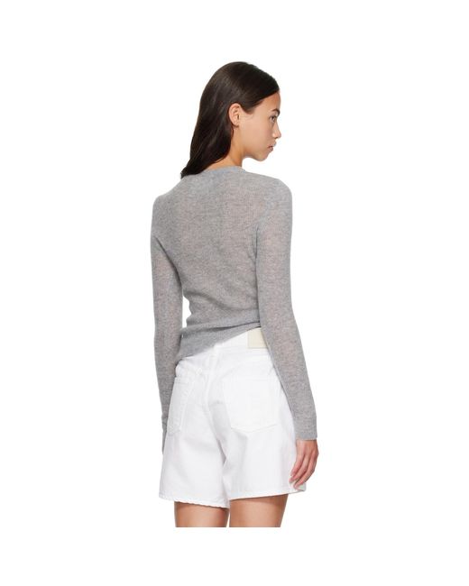 Citizens of Humanity Gray Alessia Crewneck Sweater