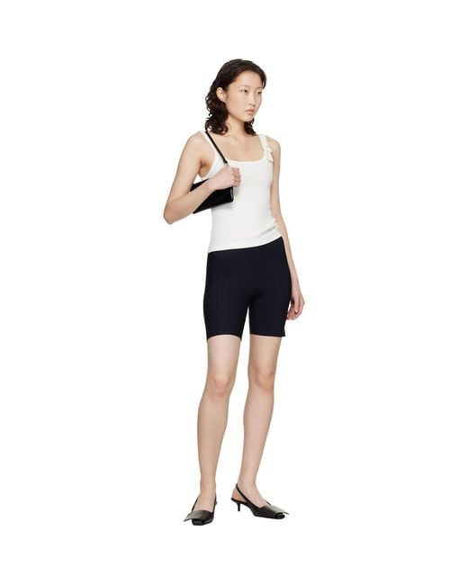 Courreges Black Zipped Naplack Pouch