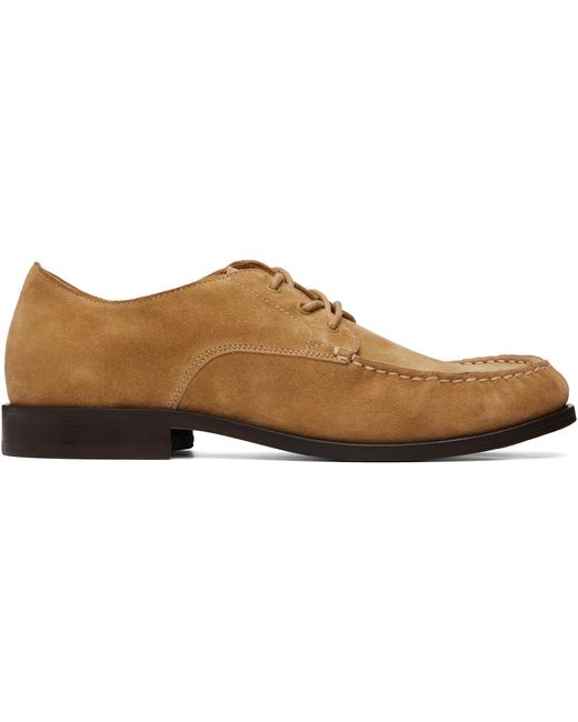 Derbys Brun Clair En Suède A.P.C. pour homme en coloris Brown