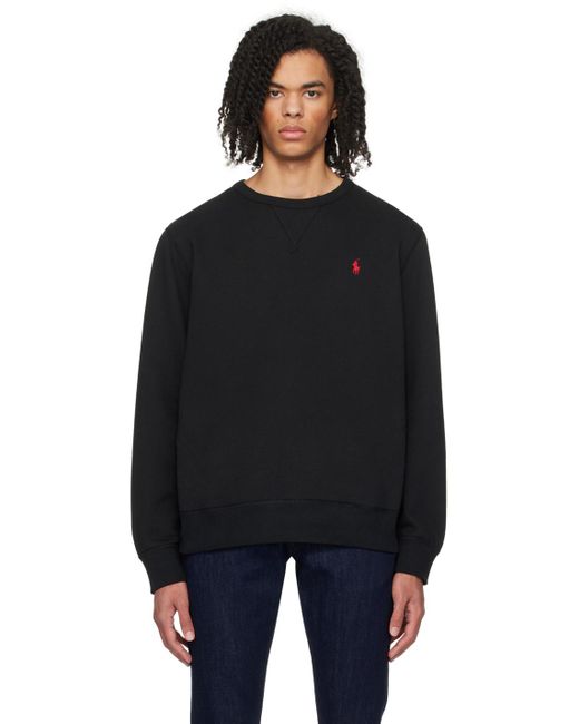 Polo Ralph Lauren Black 'the Rl' Sweatshirt for men