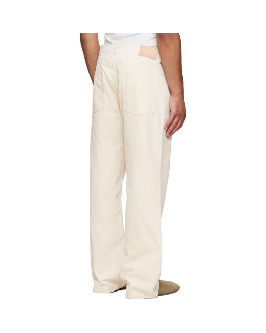 Our Legacy Natural Off- Third Cut Jeans for men