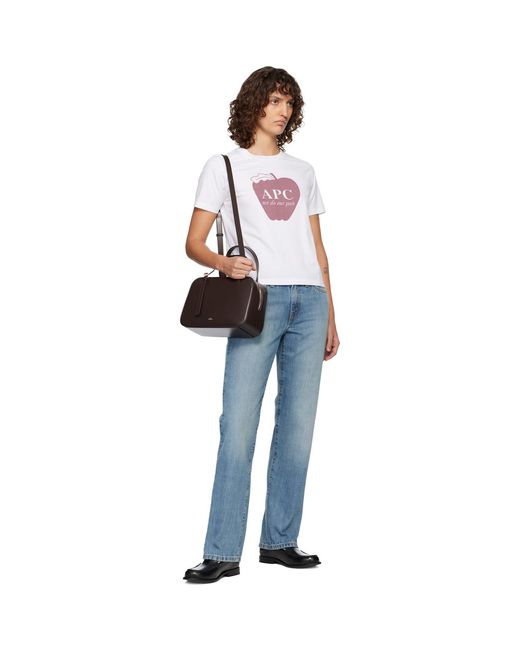 A.P.C. White Pomme T-Shirt