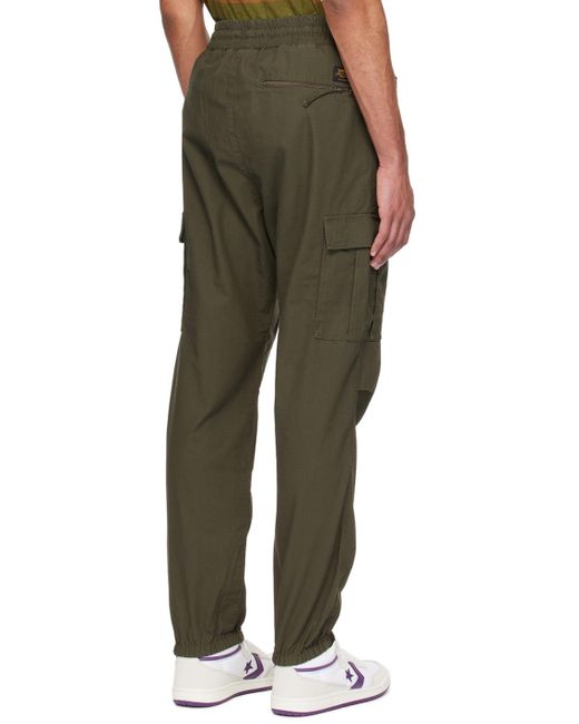 Carhartt Green Khaki jogger Cargo Pants for men