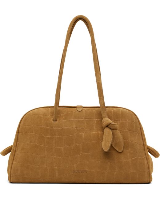 Jacquemus Brown Tan La Croisière 'The Large Turismo' Tote