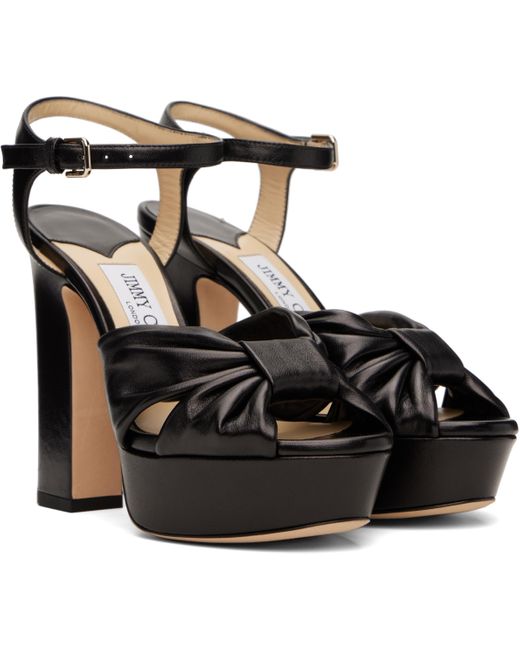 Sandales À Talon Heloise 120 Noires Jimmy Choo en coloris Black