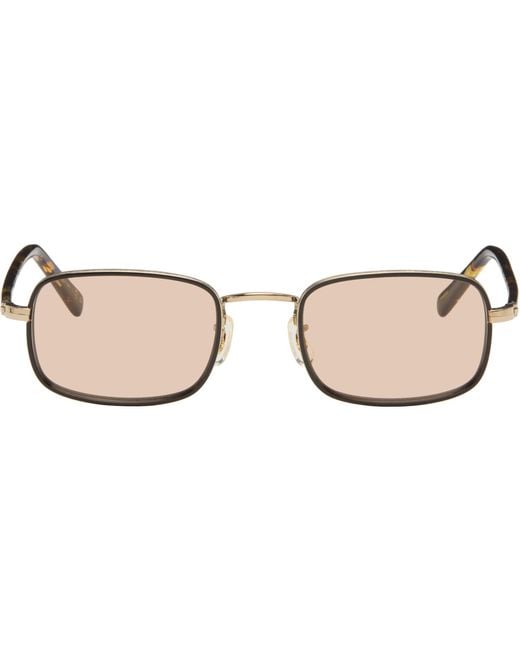 Oliver Peoples Black Brymer Sunglasses for men
