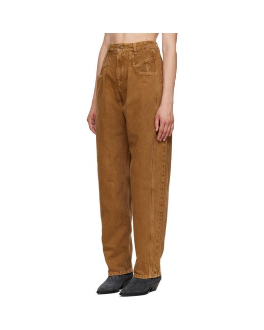 Isabel Marant Brown Tan Lisha Jeans
