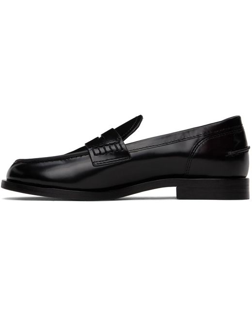MSGM Black Classic Loafers