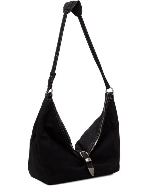 Marge Sherwood Black Belted Bag