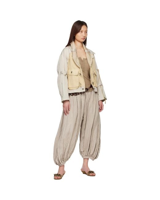 Isabel Marant Natural Julissa Cotton Bomber Jacket