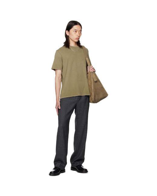 Our Legacy Multicolor Khaki Box T-Shirt for men
