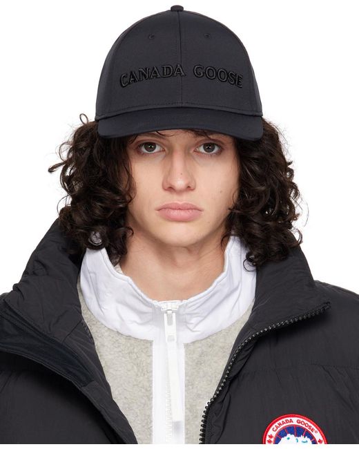 Canada Goose Black Tech Cap for men