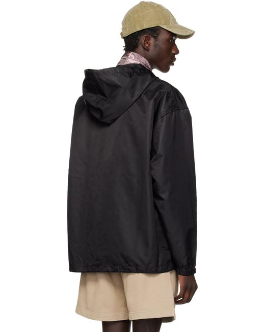 Acne Black Hooded Jacket for men
