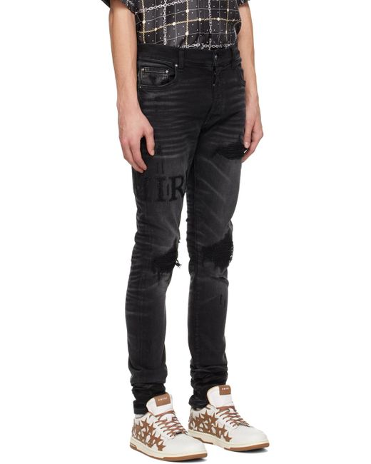 Amiri Black Mx1 Jeans for men