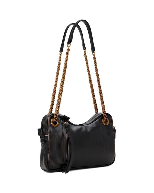 Vivienne Westwood Black Dolce Medium Shoulder Bag