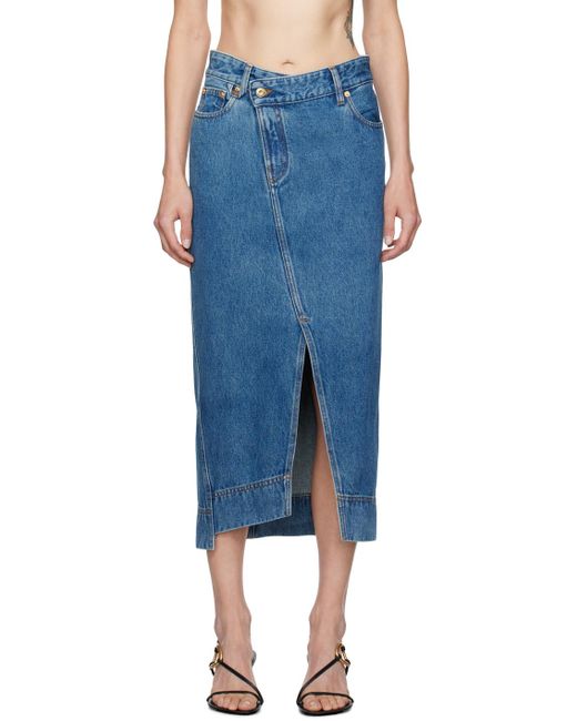 JACQUEMUS デニムスカート JACQUEMUS インディゴ La jupe de-Nîmes デニムスカート