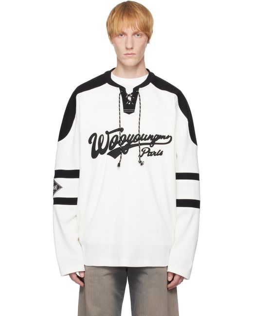 メンズ WOOYOUNGMI ホワイト Rugby 長袖トップス ホワイト | Lyst
