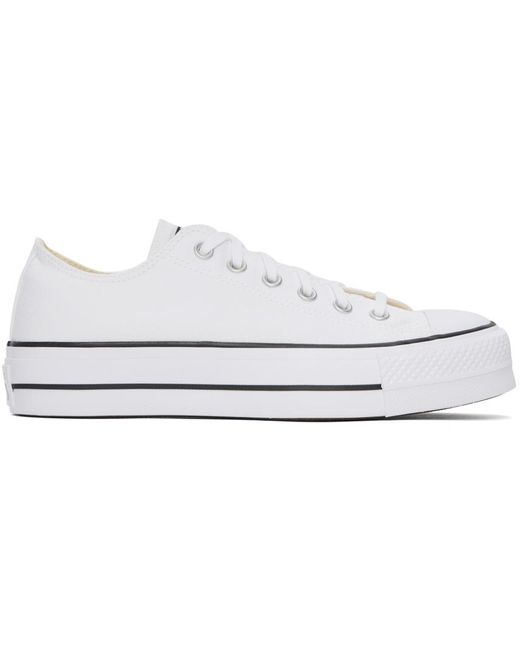 Converse Black White Chuck Taylor All Star Lift Sneakers for men