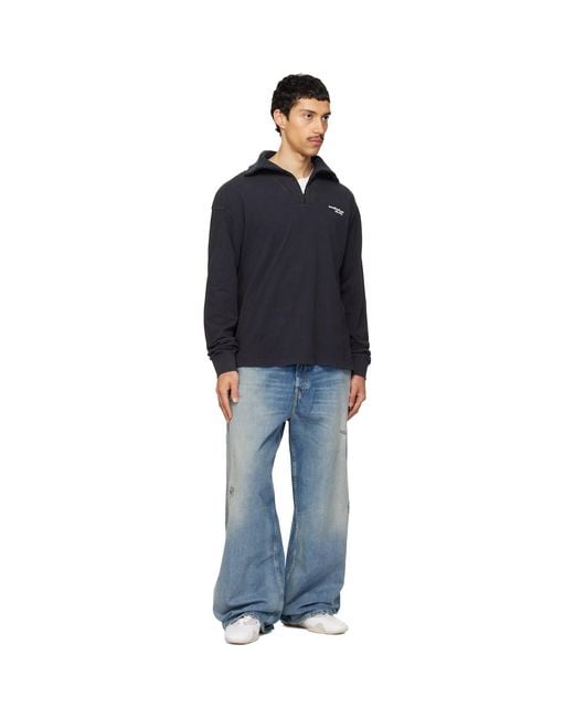 Acne Blue Loose Fit 2023 Jeans for men