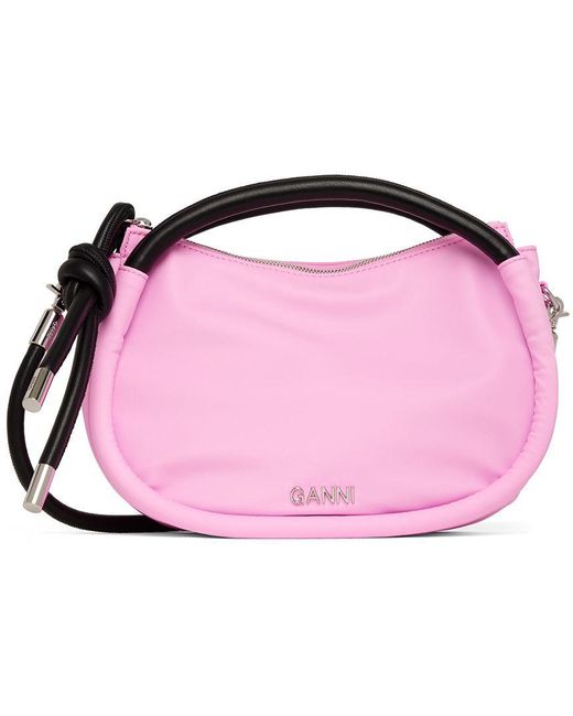 mini knot bag ganni