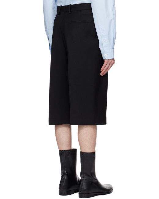 メンズ Acne ブラック テーラードショートパンツ Black