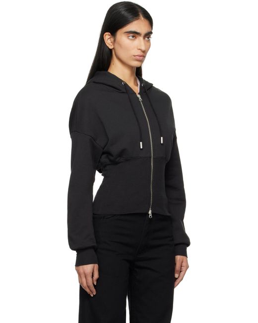 Eckhaus Latta Snatched Hoodie in Black | Lyst UK