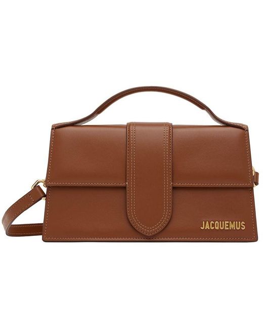 Jacquemus Leather Le Papier 'le Bambino Grand' Bag in Brown | Lyst Canada