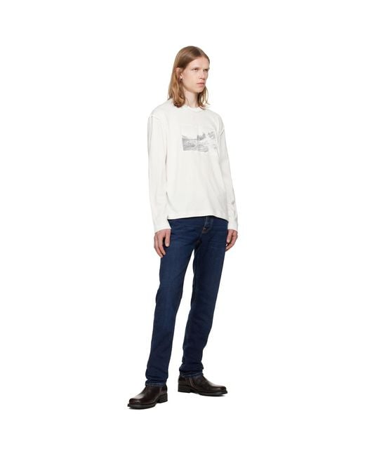 Nudie Jeans Blue Grim Tim Jeans for men
