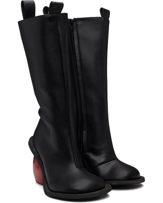 Yume Yume Black Love Tall Boots