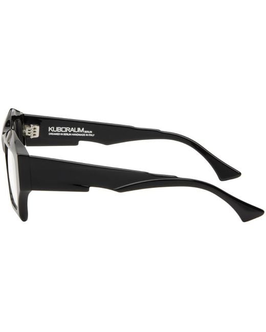 Kuboraum Black F4 Glasses for men