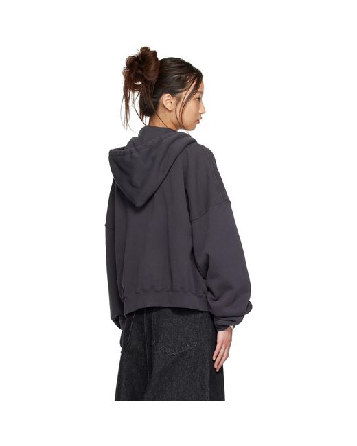 Lu'u Dan Blue Washed Zip Hoodie