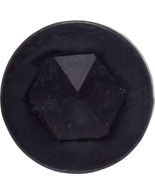 Parts Of 4 Blue Herkimer Spike Single Stud Earring for men