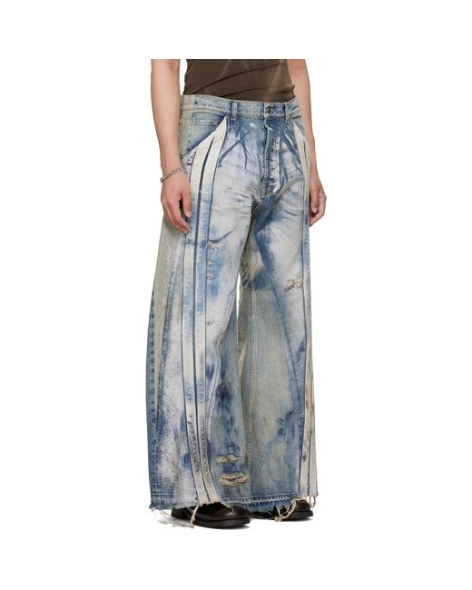 RIVINGTON roi Rebis Blue Apocrypha He Rose 2 Jeans for men
