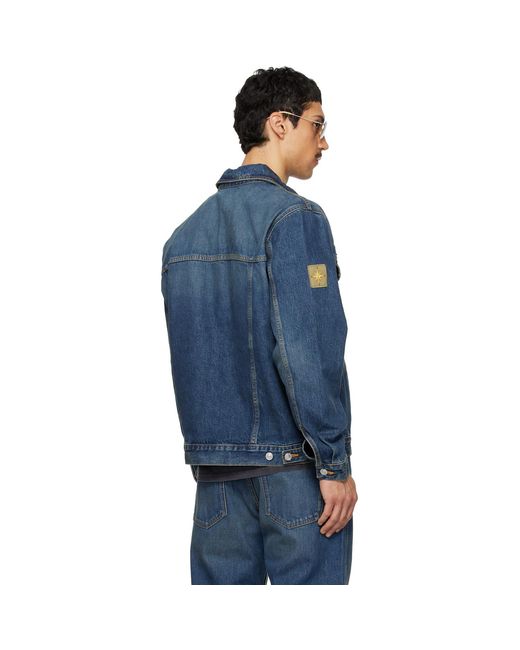 Isabel Marant Blue Jarvey Denim Jacket for men