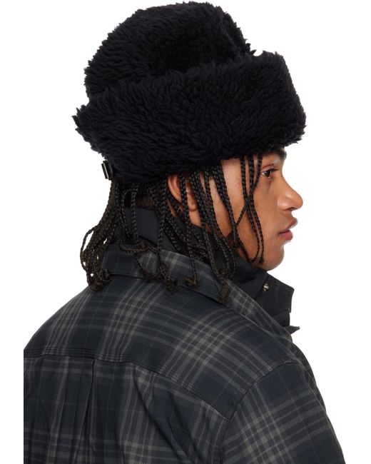メンズ Sacai ブラック Puffy ビーニー ハット ブラック | Lyst
