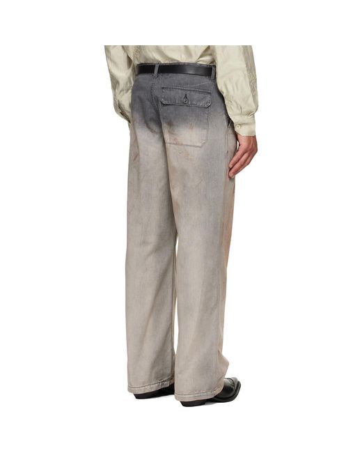 Our Legacy Gray Rig Chino Jeans for men