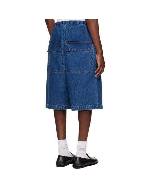 Entire studios Blue Spar Shorts for men