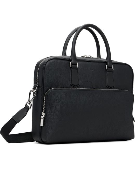 Boss Black Emed Logo Document Briefcase for men