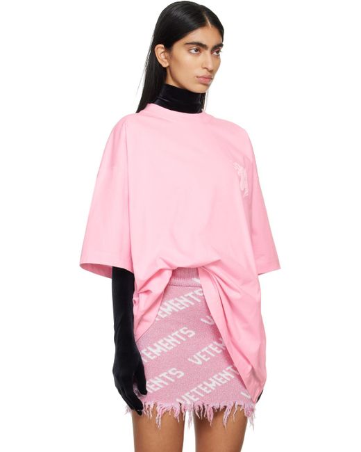 T-shirt rose à images de licorne Vetements en coloris Pink