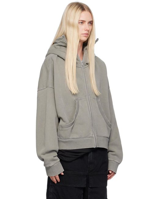 Entire studios Gray Full Zip Hoodie