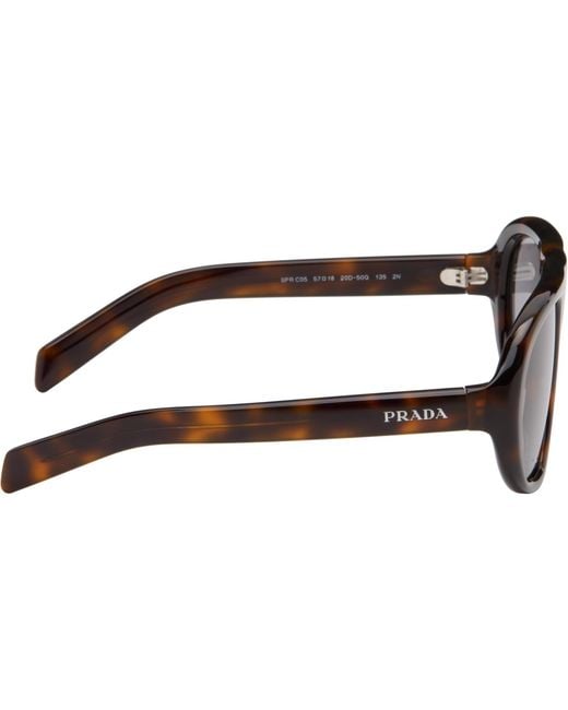 Prada Gray 'Prada Shadowplay' Sunglasses