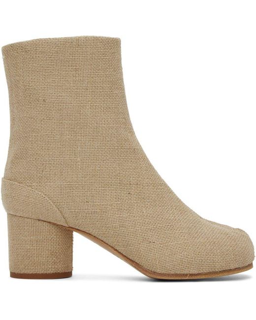 Maison Margiela Tabi Heels in Natural | Lyst