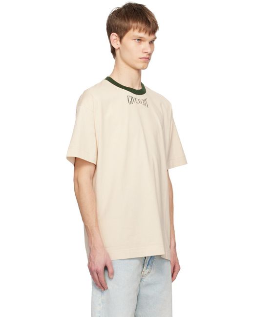メンズ Givenchy Standard-fit Tシャツ Natural