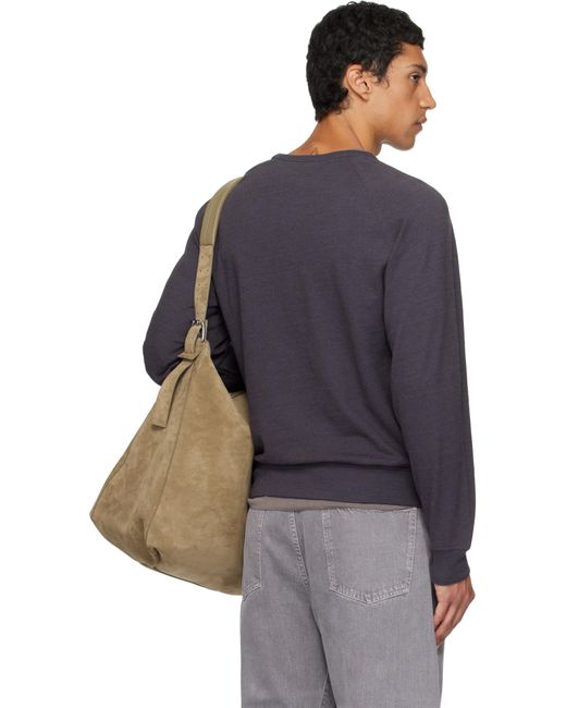 Lemaire Blue Crew Neck Sweatshirt for men